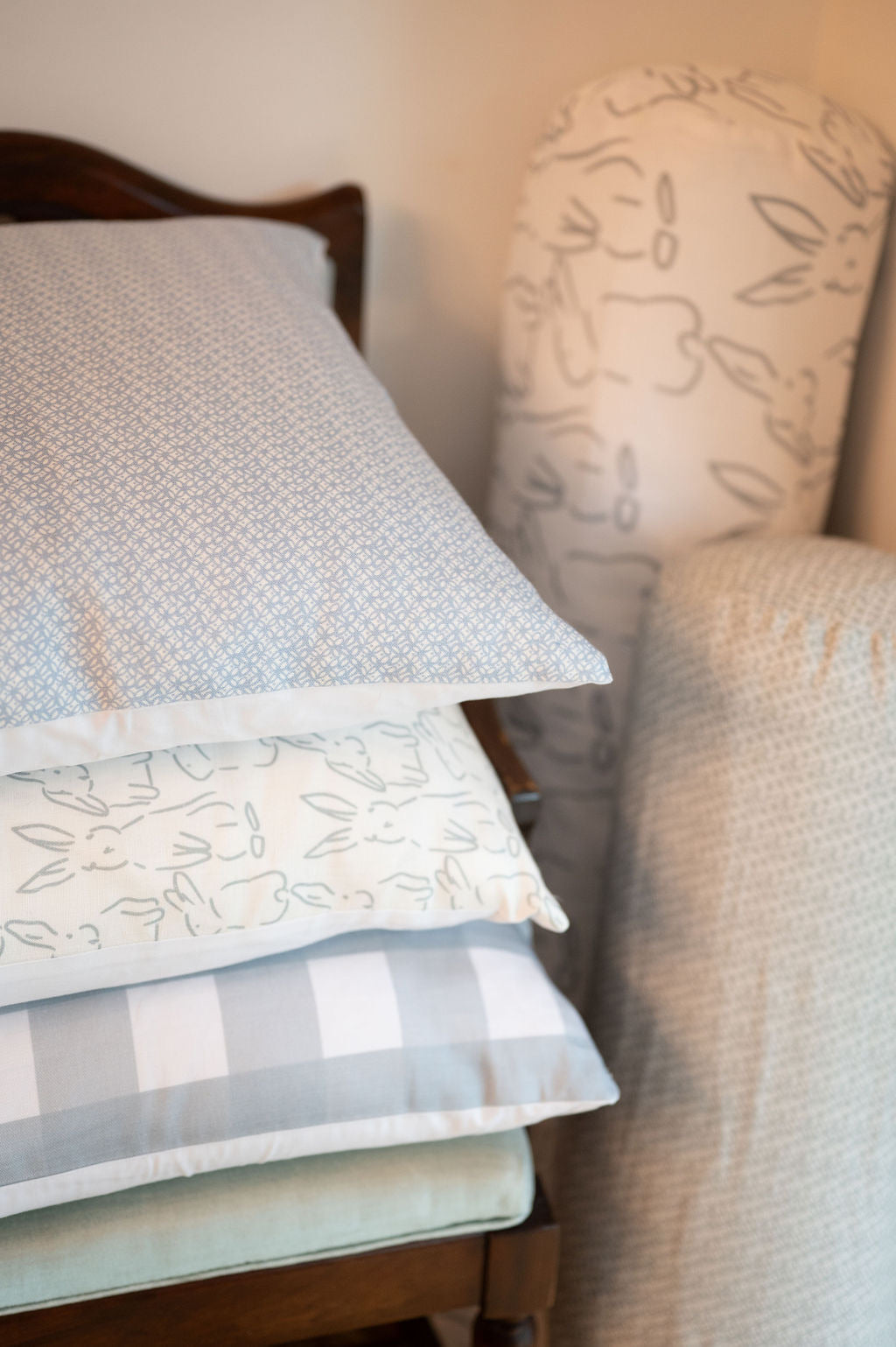 9x38 Bolster Pillow - Linen Blend